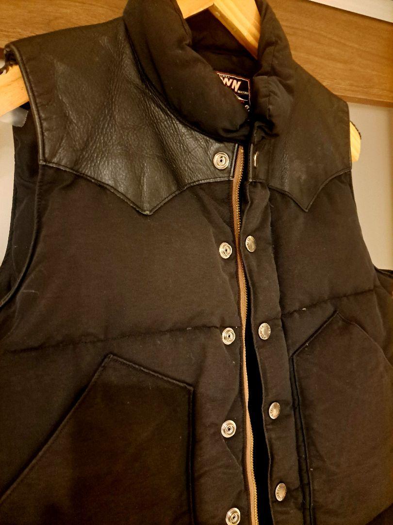 ♦️美品 シュガーケーン 皮ヨーク ダウンベスト 東洋エンタープライズ