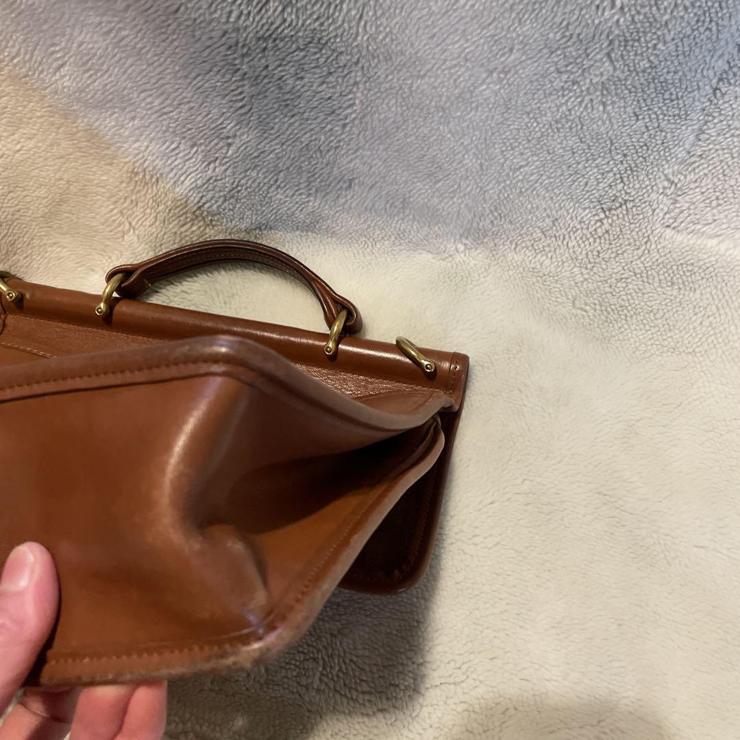 希少❗️OLDCOACH ウィリス　キャメル　ハンドバッグ　ヴィンテージ 卍 OLDCOACH ウィリス キャメル ハンドバッグ ヴィンテージ