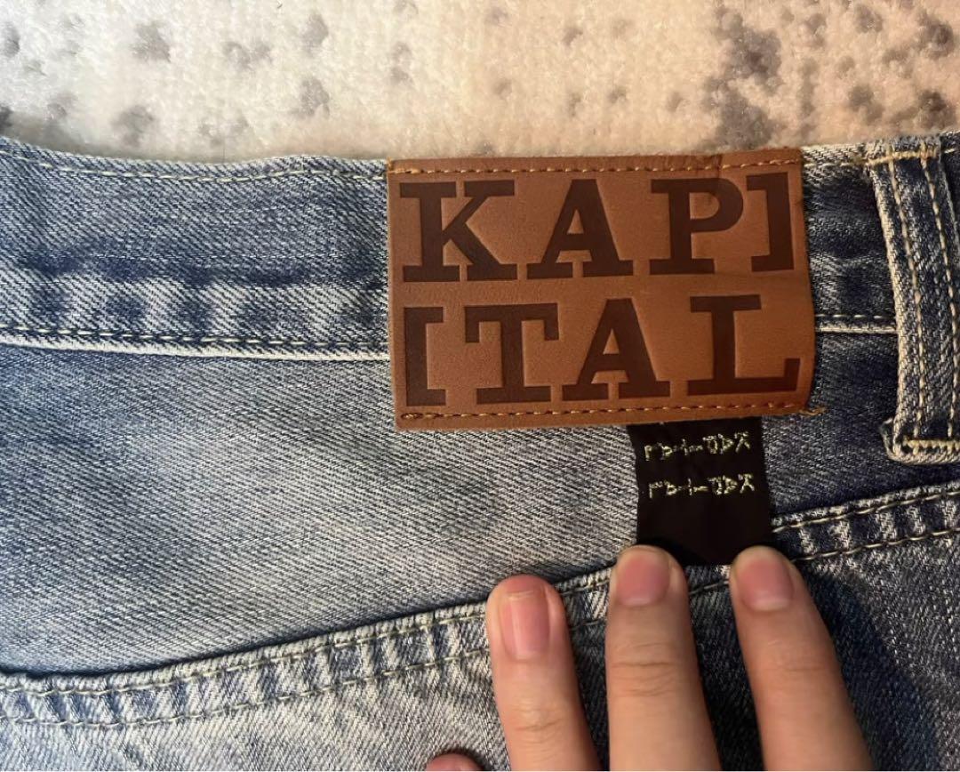 KAPITAL 14ozブラックデニム5PモンキーCISCO 38 画像6