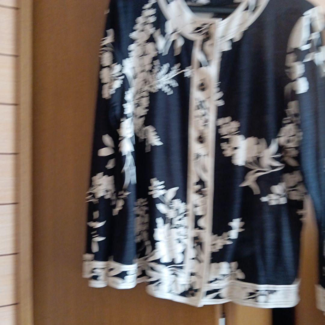 LEONARD 花柄 長袖カーディガン