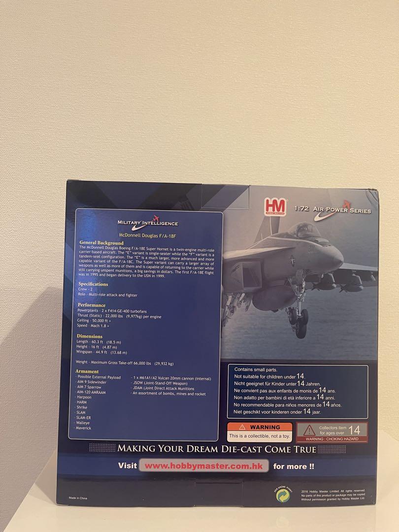 Hobby Master F/A-18F Super Hornet HA5120 - メルカリ
