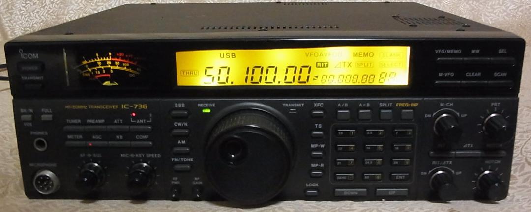 ICOM  IC-736 100W HF/50MHz トランシーバー 最終値下げ
