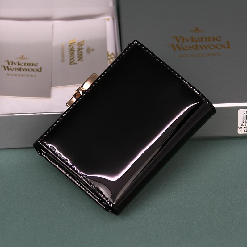 未使用 Vivienne Westwood 三つ折り財布 ブラック - メルカリ