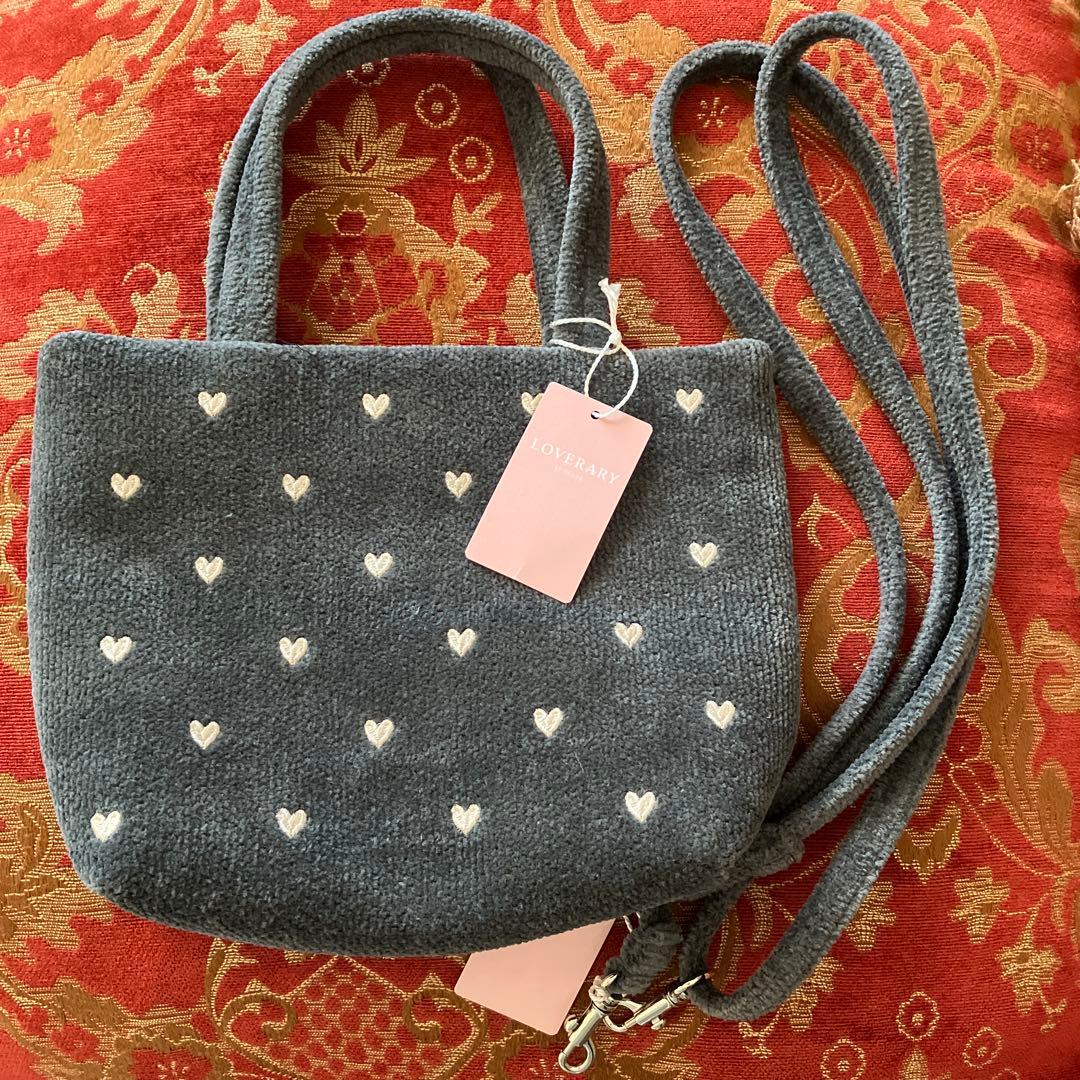 FEILERラブラリーバイフェイラー ラブラリーハート バッグ グレーショルダー