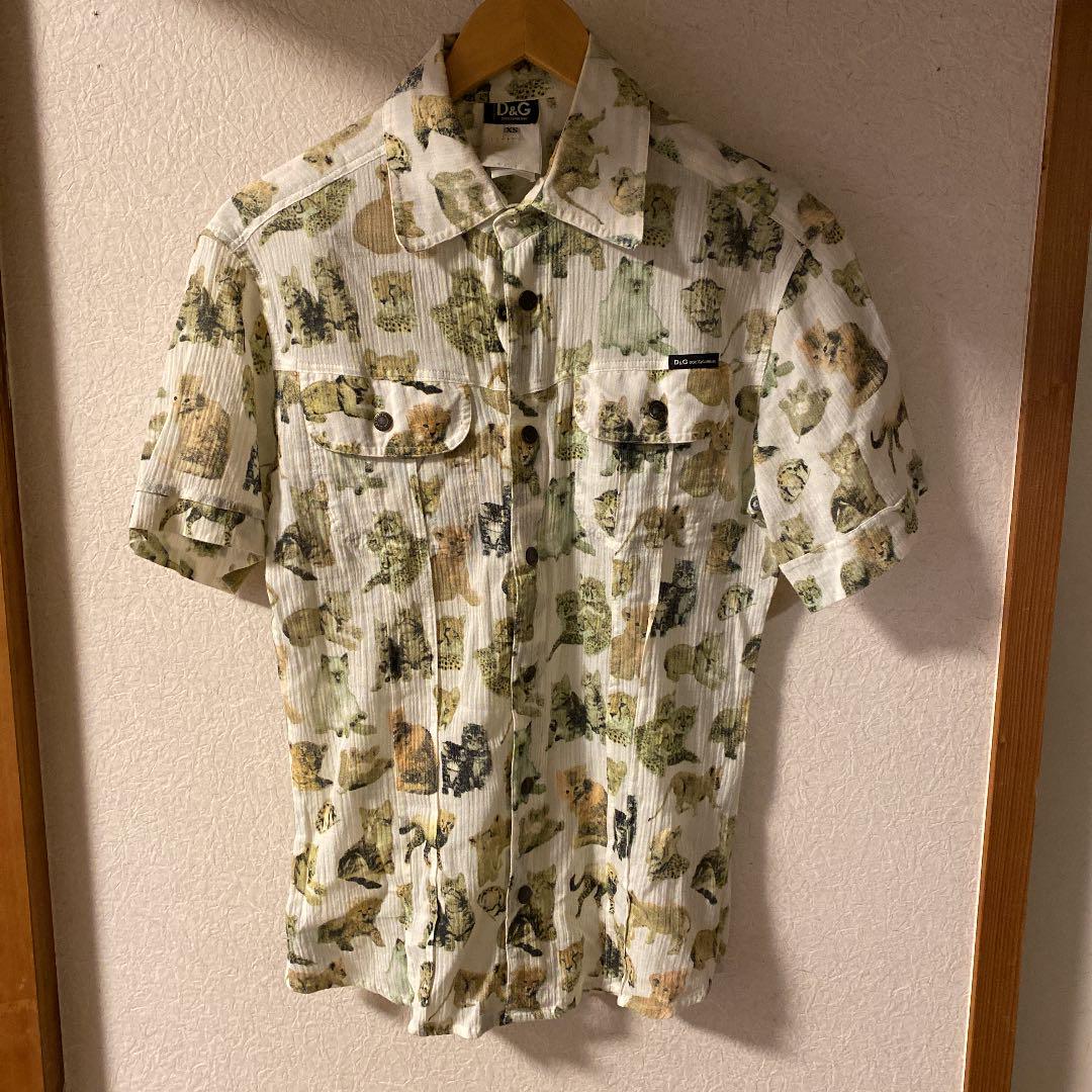 値下げしました□D&G□ネコ科　シャツ