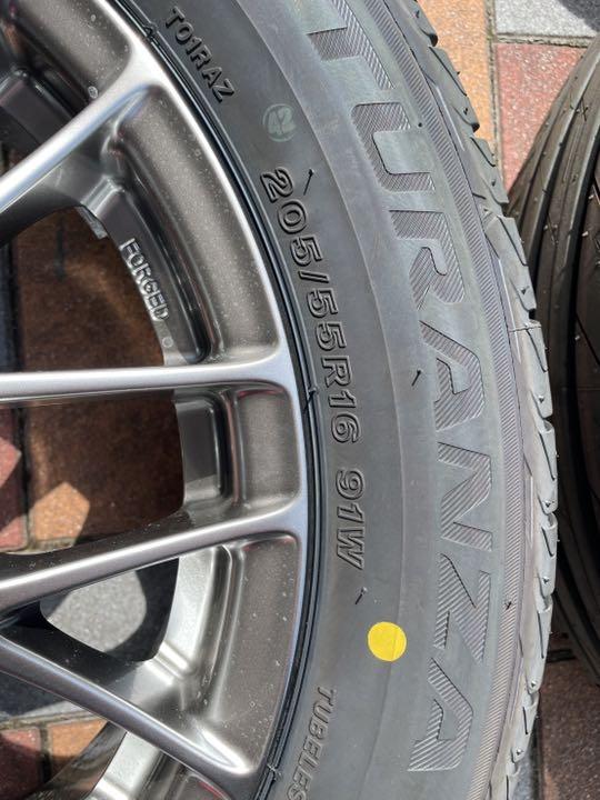 ヴォクシー⋭ 新車外し 純正 BBS製 鍛造 QoXOd-m81612160014 205 55R16 タイヤホイールセット エクスファ