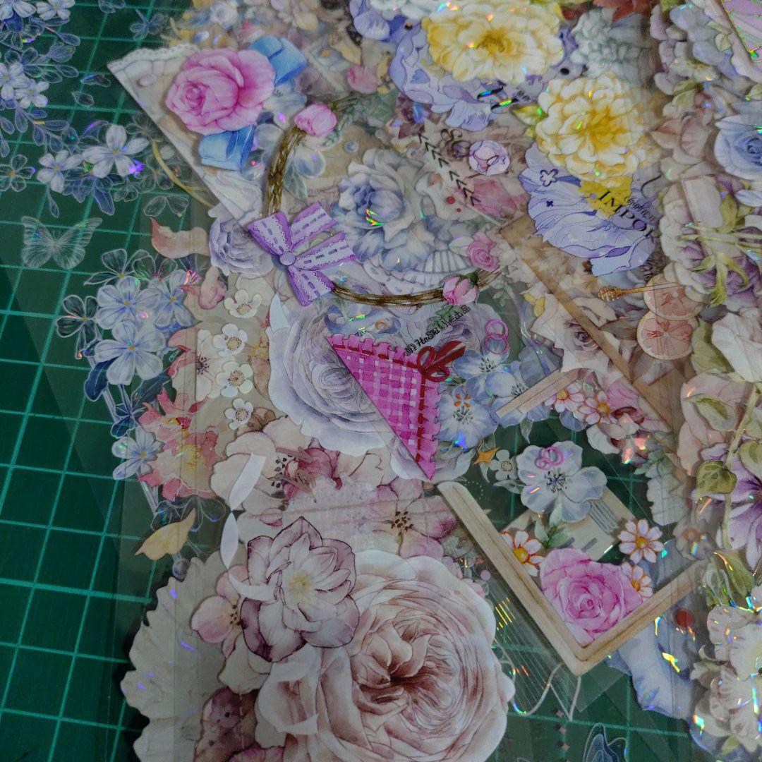 海外マステ　花　巻売り　まとめて　A 海外マステ 花 巻売り まとめて A