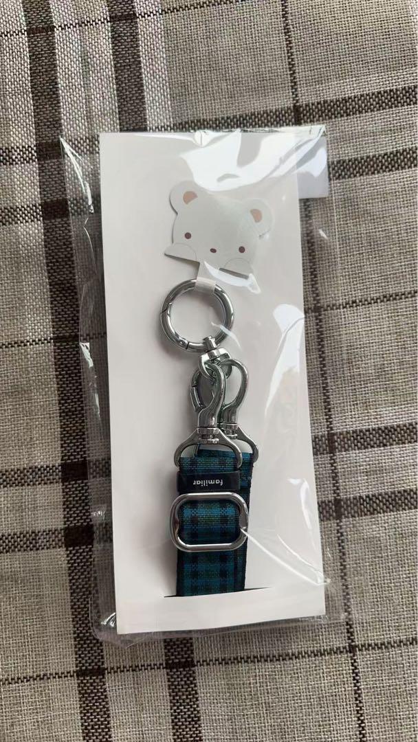 新品未開封】familiar ショルダーストラップ 青 - メルカリ