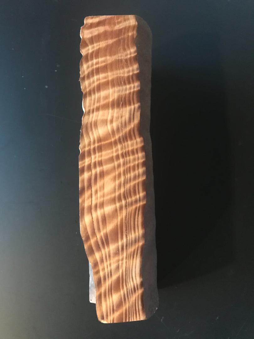 税込) 虎模様の木 トラ杢 天然屋久杉無塗装 置物 - education.semel