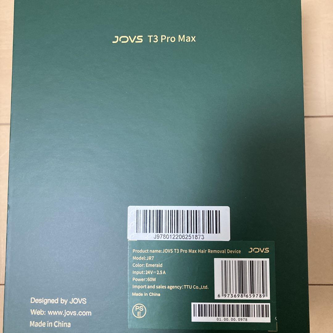 JOVS ジョブズ T3 Pro Max 光脱毛器