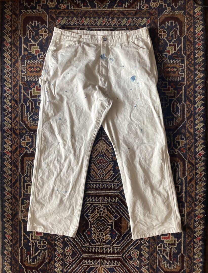 ディッキーズ　アートなペインターパンツ　ペイント汚れ DioramaClothingStore | 何本か買い付けられた”Dickies”の白