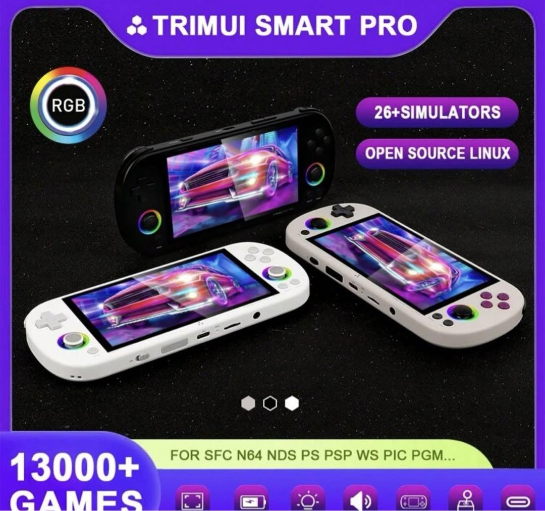 TRIMUI SMART PRO 64gb ゲームコンソール13000+ゲーム - メルカリ