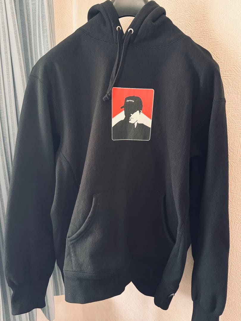 Supreme 20FW Portlait hooded パーカー S ブラック