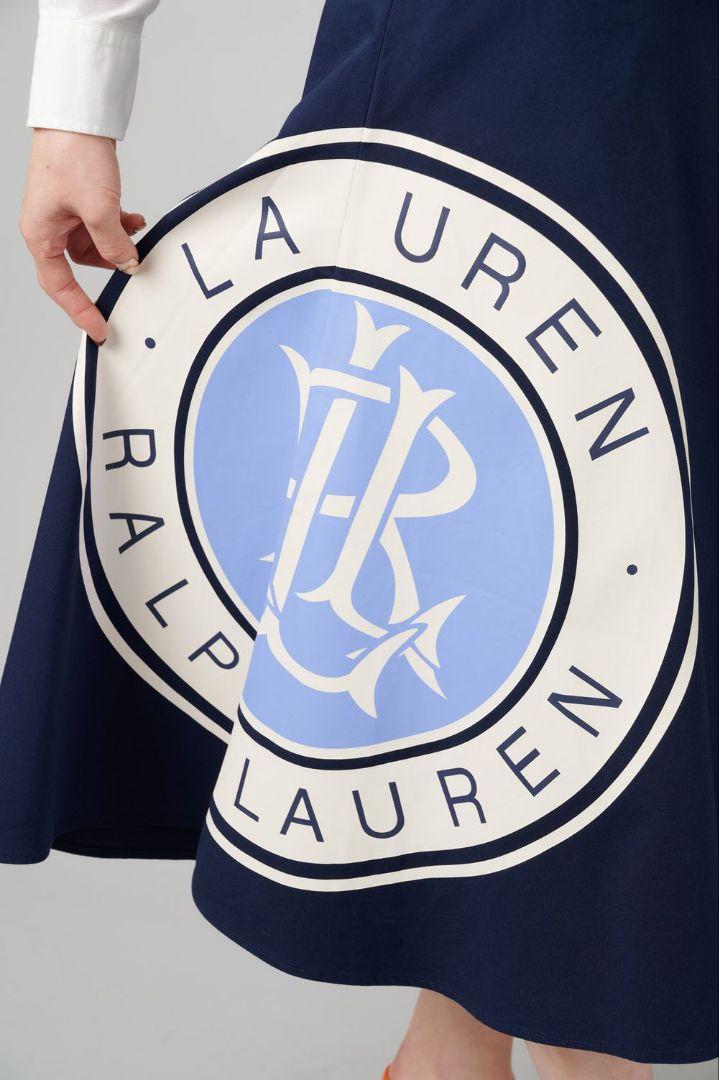 Lauren Ralph Lauren サイドプリント フレアスカート Aライン