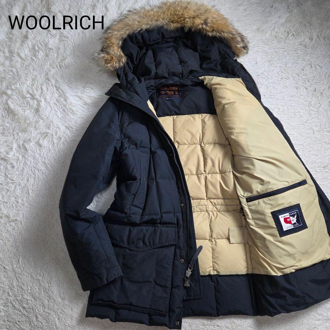 ウールリッチ ダウンジャケット コヨーテファー 着脱式 サイズSS Wool rich