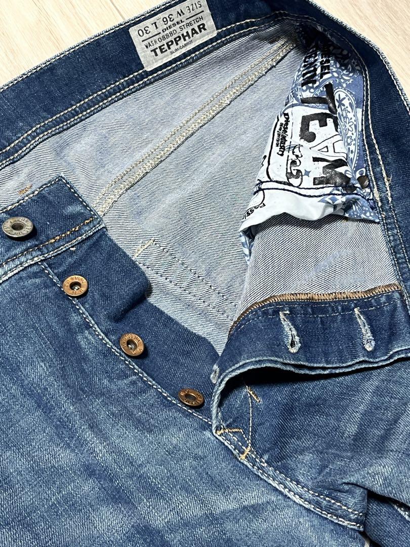 海外最新 ストレッチ ウォッシュ0888D ディーゼル メンズデニム メルカリ - 36 パンツ