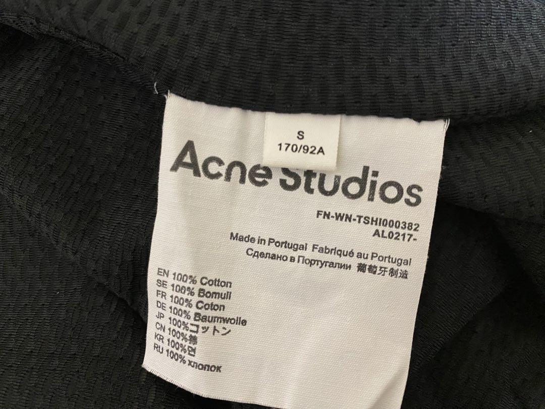 Acne Studios A70171CHF 関税送料込 Acne Studios ロゴジッパージャケット - メルカリ