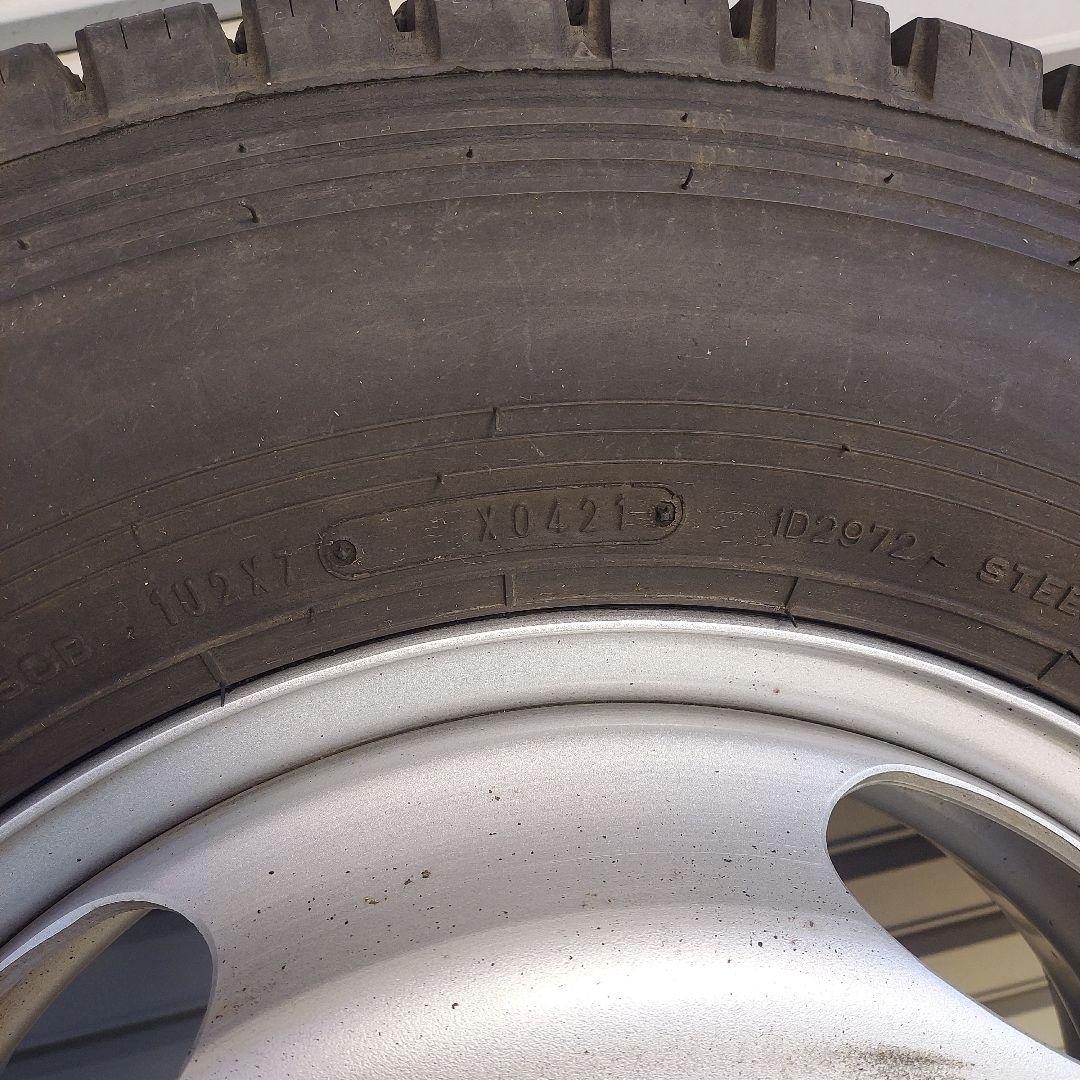 ZTダンロップ中古スタッドレスタイヤ6本195/75R15109/107L