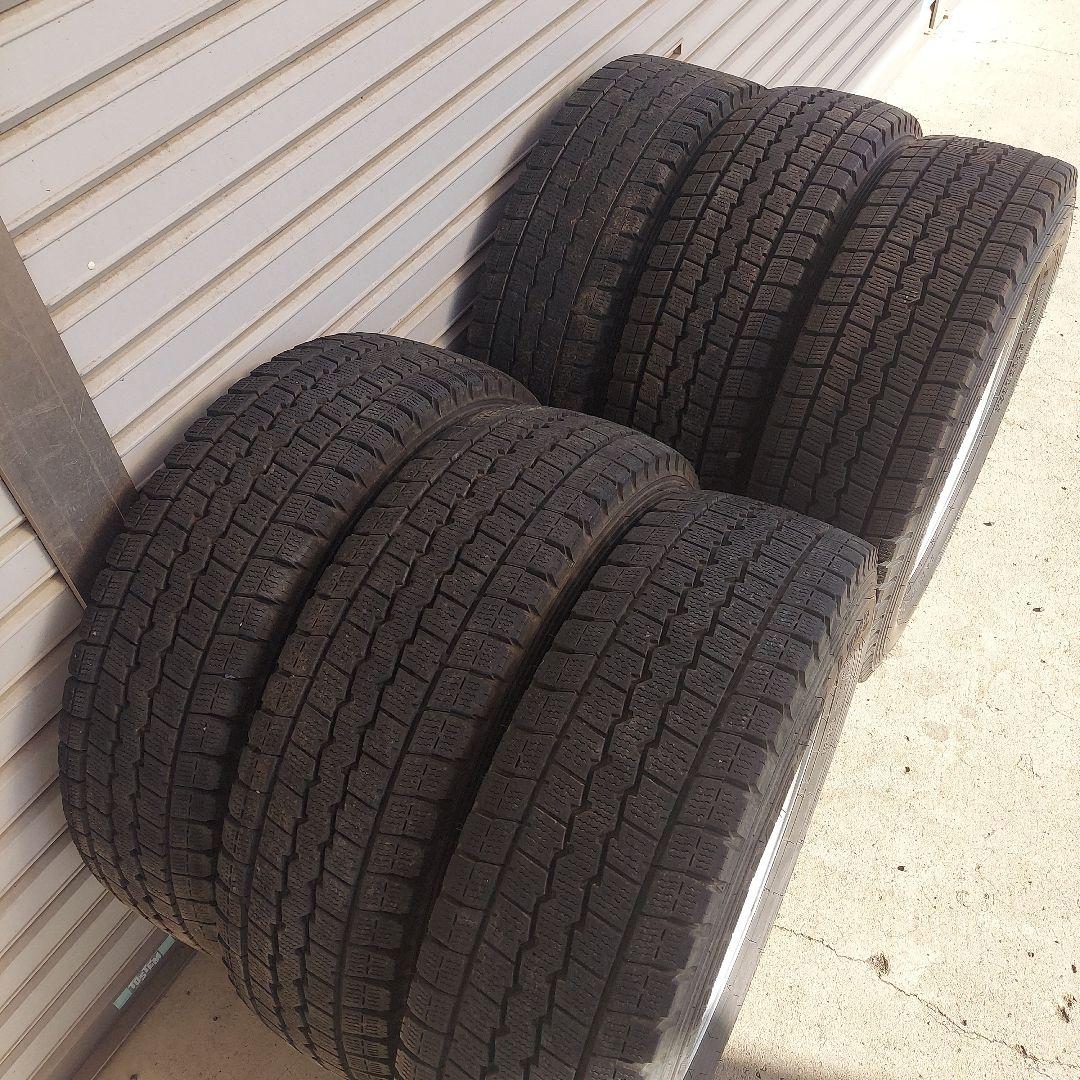 ZTダンロップ中古スタッドレスタイヤ6本195/75R15109/107L