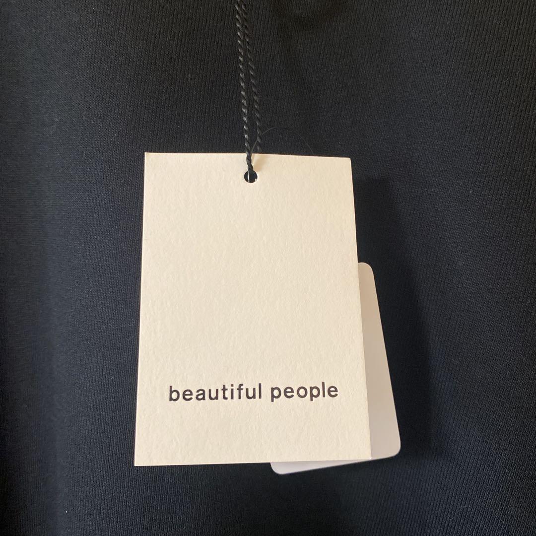 beautiful people スウェットドルマントップス　ブラック　36