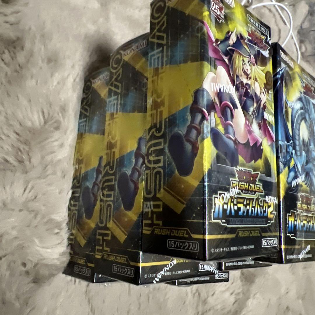 遊戯王　ラッシュデュエル　オーバーラッシュパック 1+2 シュリンク付き 6箱