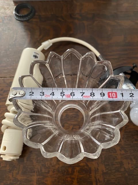 輝きが美しい花型のガラスシェード ランプシェード ペンダント | www