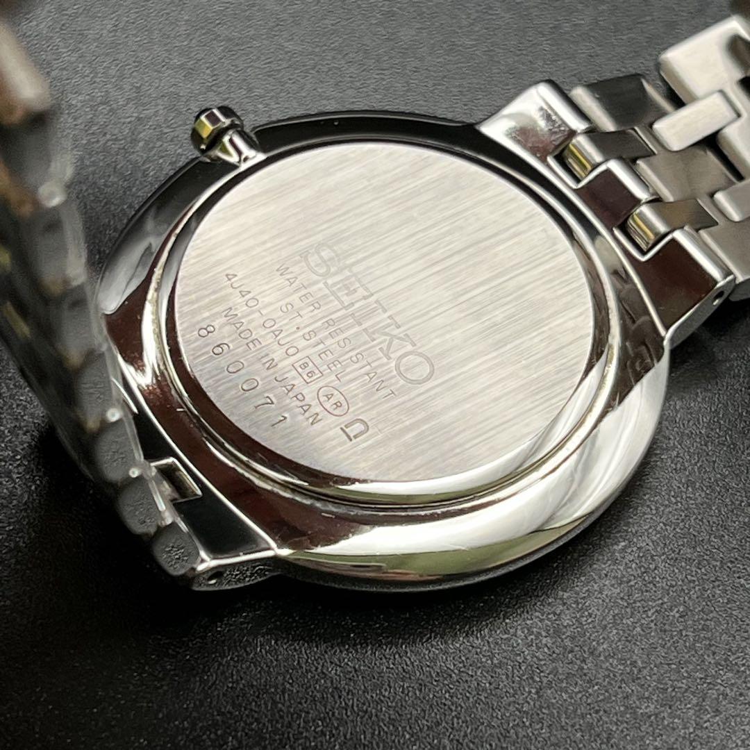 稼動 腕時計　SEIKO セイコー　ドルチェ　新品電池　メンズ　コンビ　B52