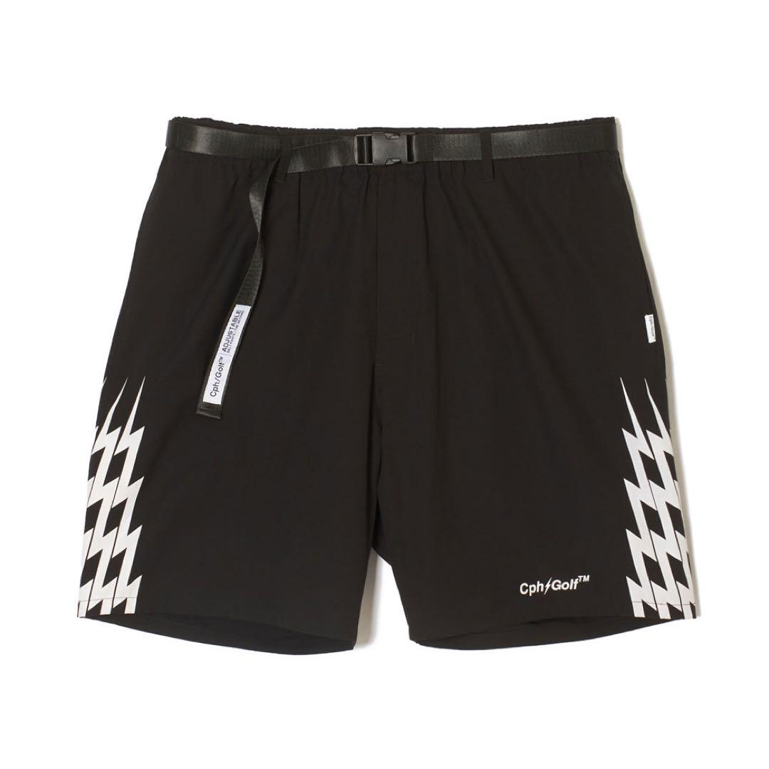 stripes adjustable shorts サイズM