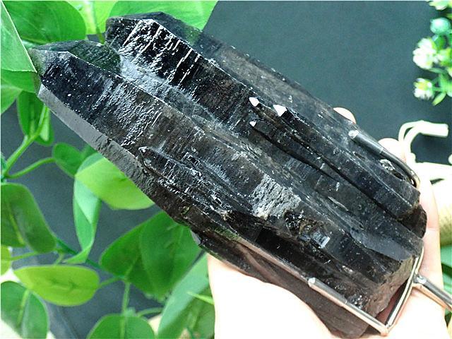 AAA級【魔除け】天然モリオン黒水晶原石B82C3/124C09D AAA級【魔除け】◇天然モリオン(黒水晶）原石YTB83C3/338C05 置物