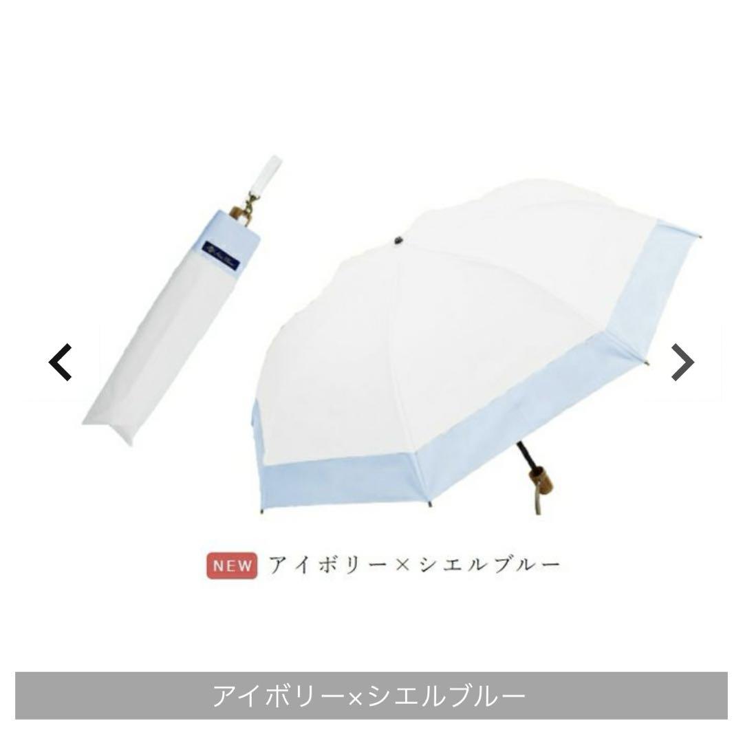 マリークワント PLAZA Wpc. 折りたたみ傘 遮光 紫外線カット