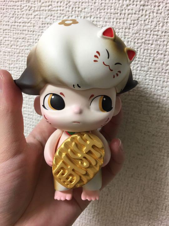 安い定番 POPMART Dimoo 塗装リメイク u7Ywk-m81636971114 ポップマート 招き猫ちゃん 正規品豊富な