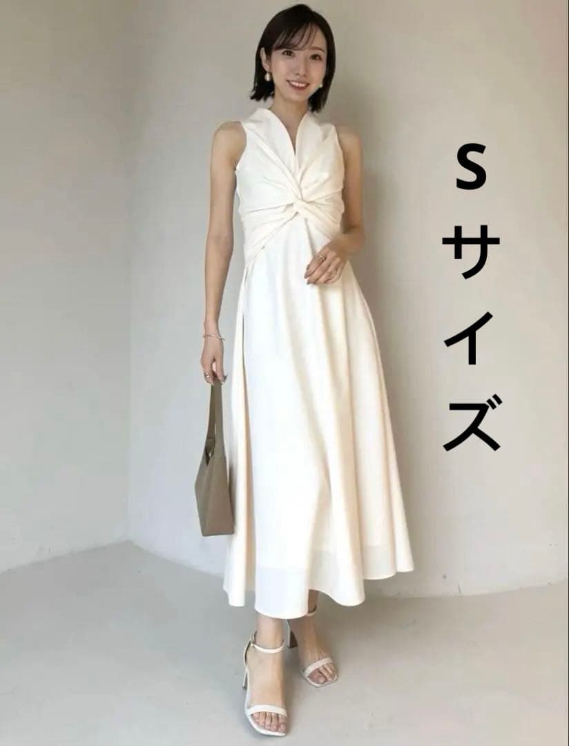 ツイストギャザーワンピース anuans