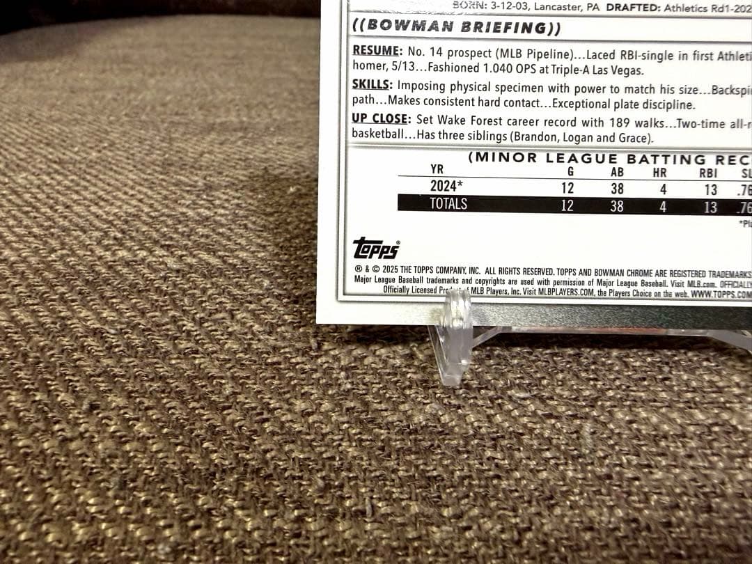 NICK KURTZ RED RC bowman Chrome カーツ レッド NICK KURTZ RED RC bowman Chrome カーツ レッド