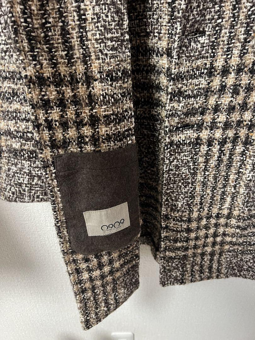 0909 チェックコート 52 MADE IN ITALY