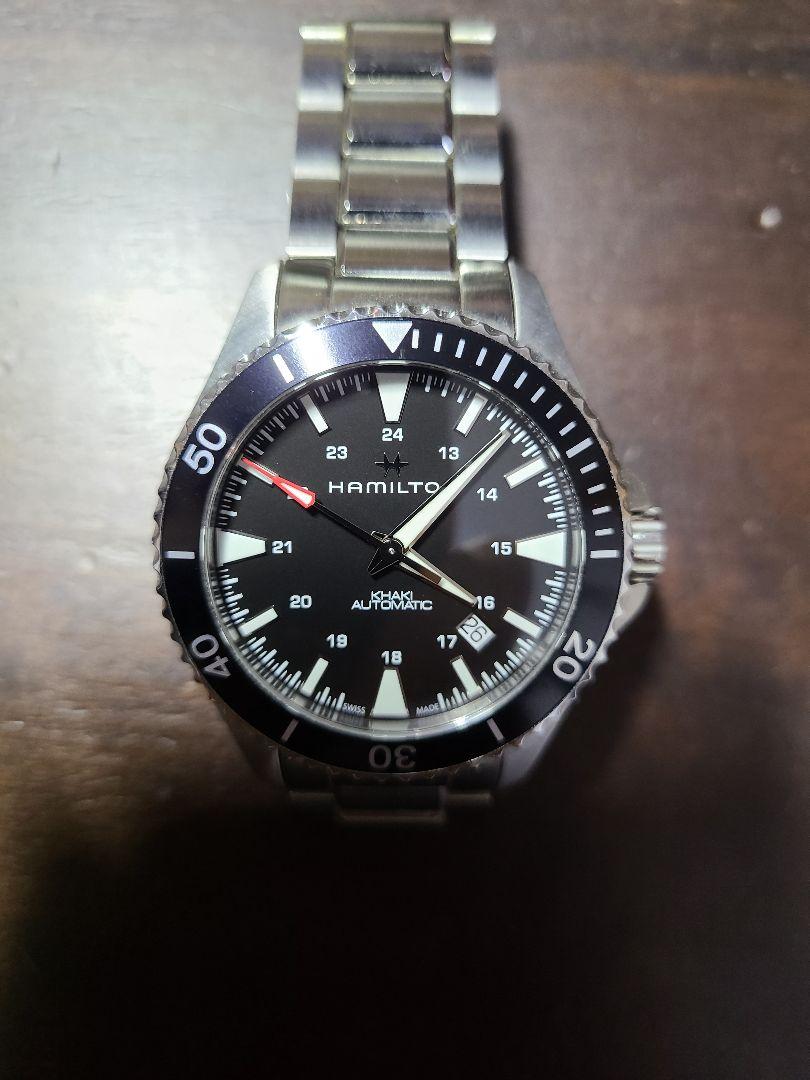 ハミルトン HAMILTON H823350 カーキ ネイビー スキューバデイト