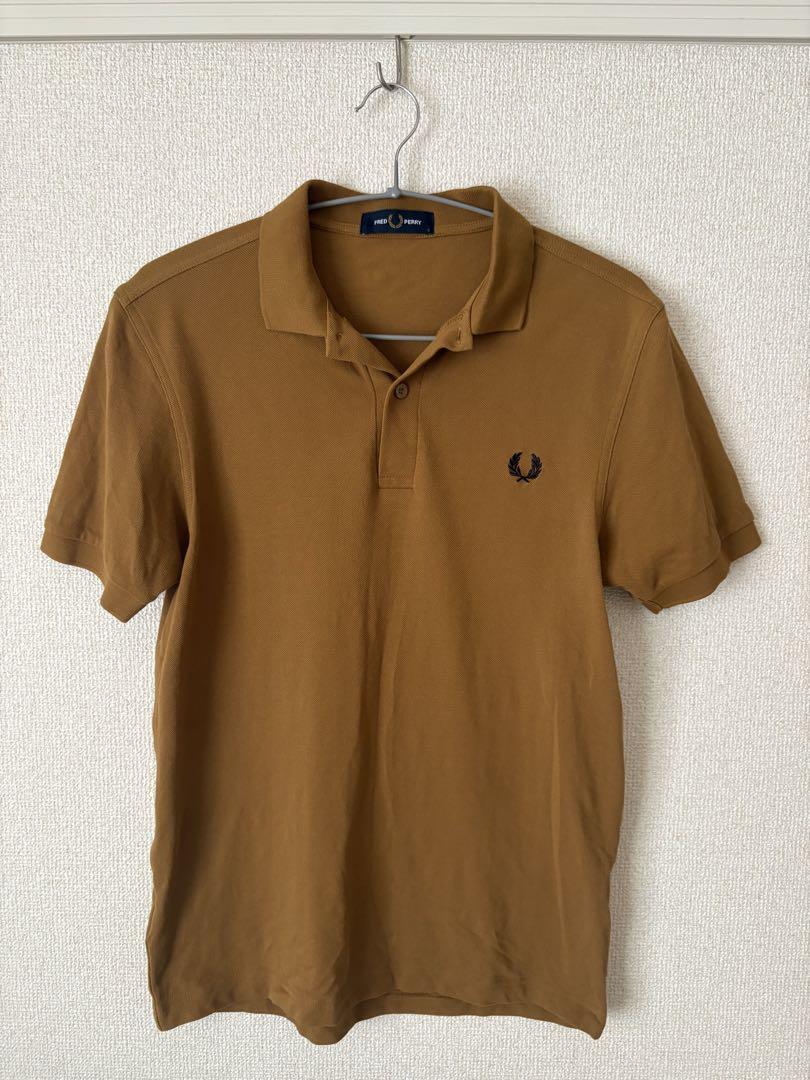 FRED PERRY ブラウン ポロシャツ S