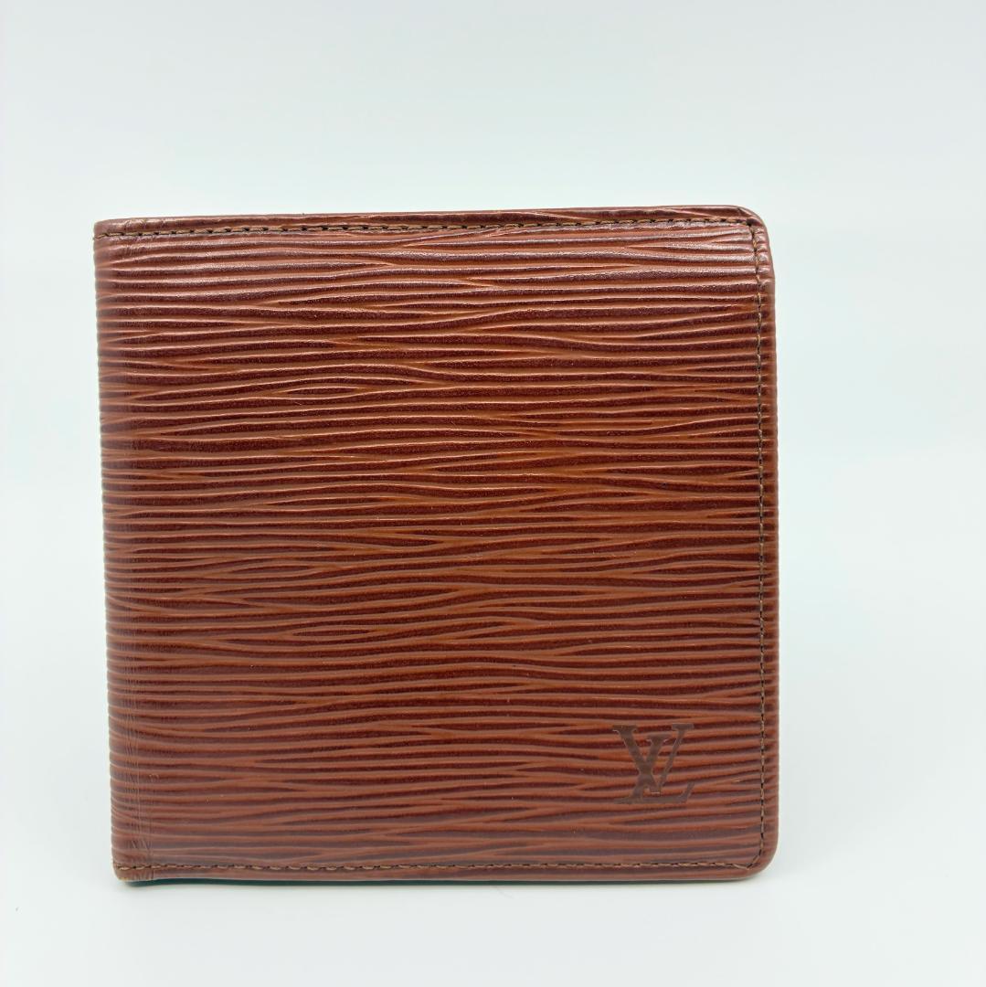 ルイヴィトン LOUIS VUITTON エピ 二つ折り財布 A1321D3