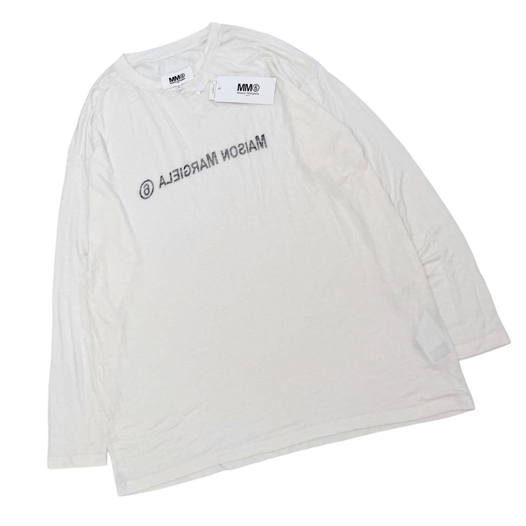 【MM6 Maison Margiela】新品　反転ブランドロゴロングスリーブ