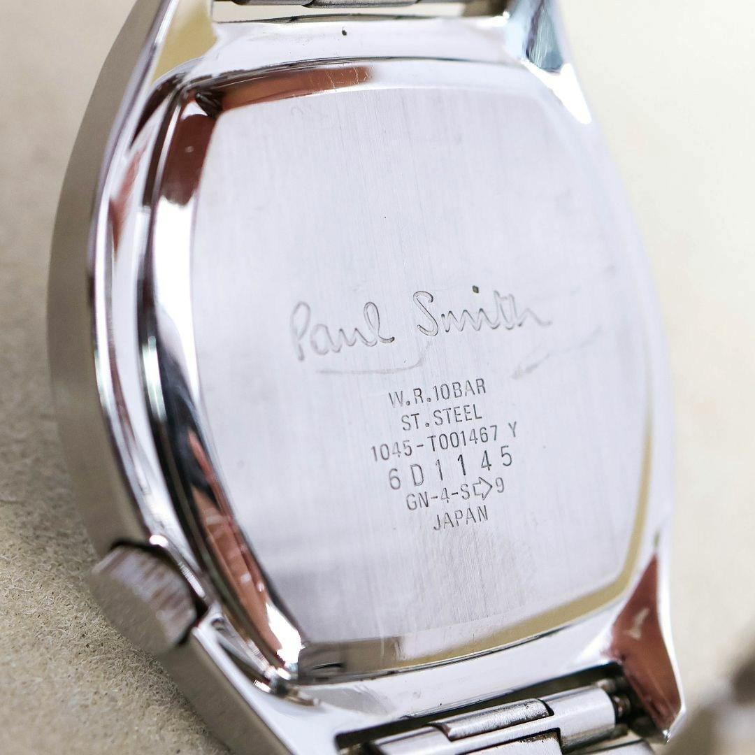 稼働 Paul Smith 腕時計 ナンバー7 スモセコ メンズ トノー 857