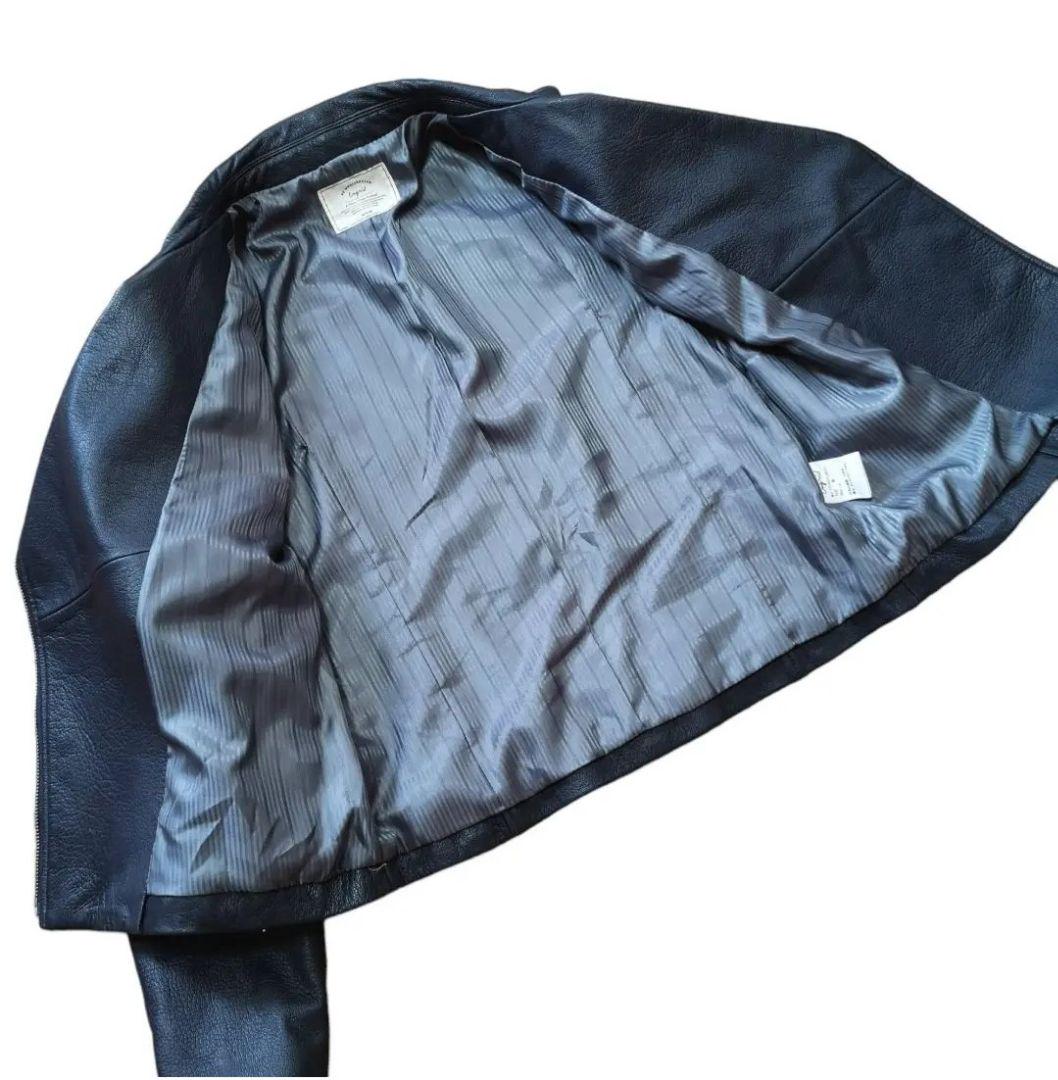 極美品【本革】 ダブルライダースジャケット レディース