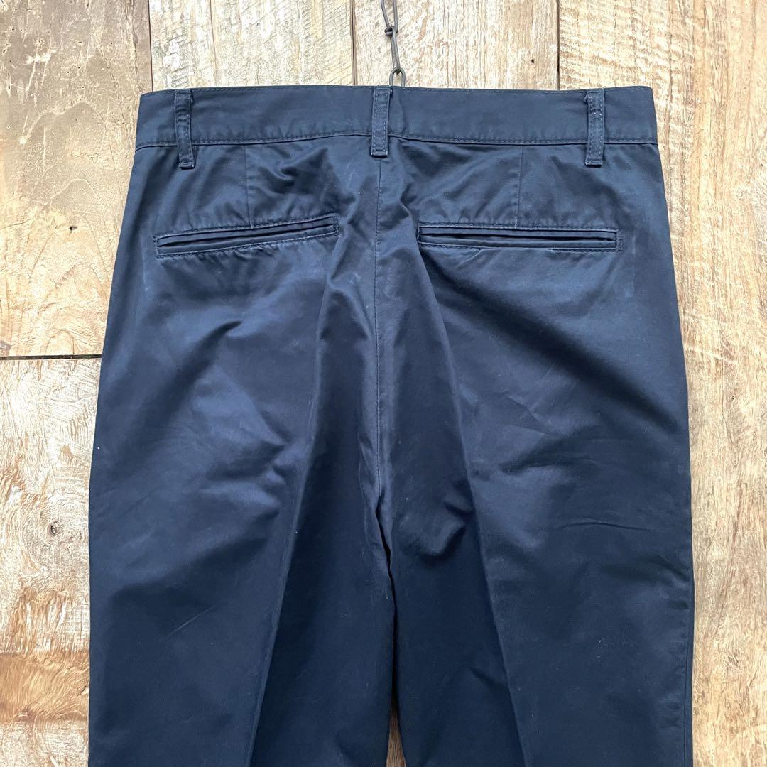 【美品】BEAMS PLUS 1タック テーパード トラウザーパンツ チノパン