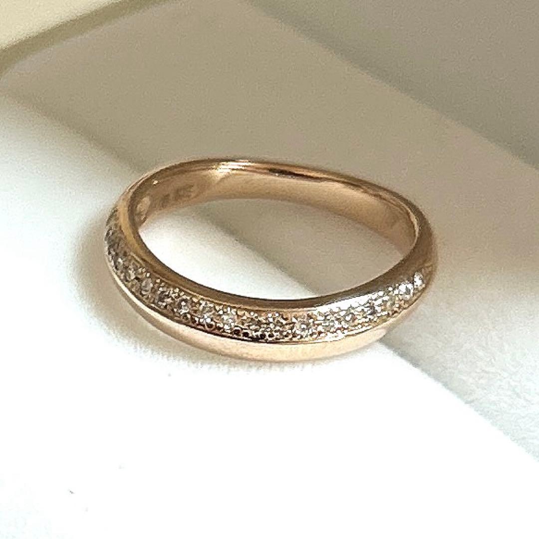 k18 ダイヤモンド　リング