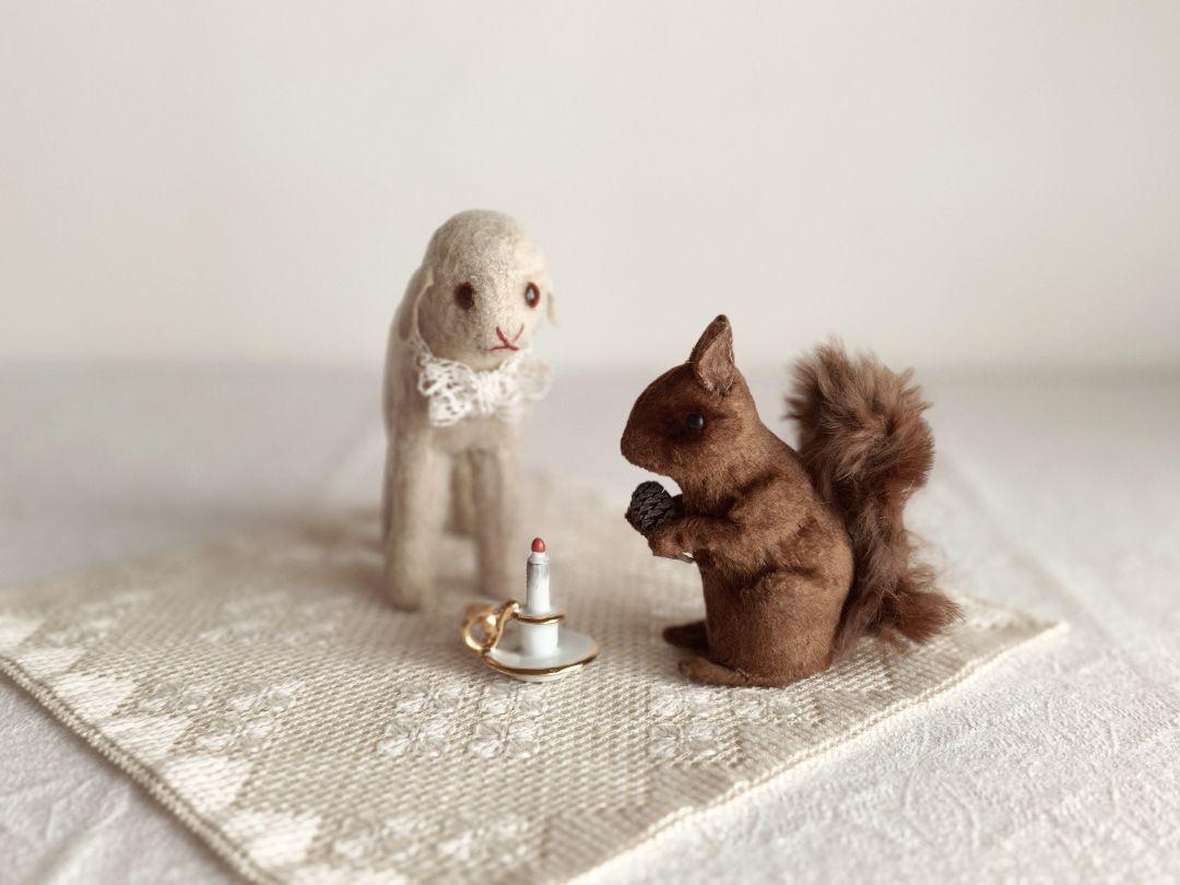 【グスルさま】* vintage animal ❀ キュートで 優しい 羊ちゃん