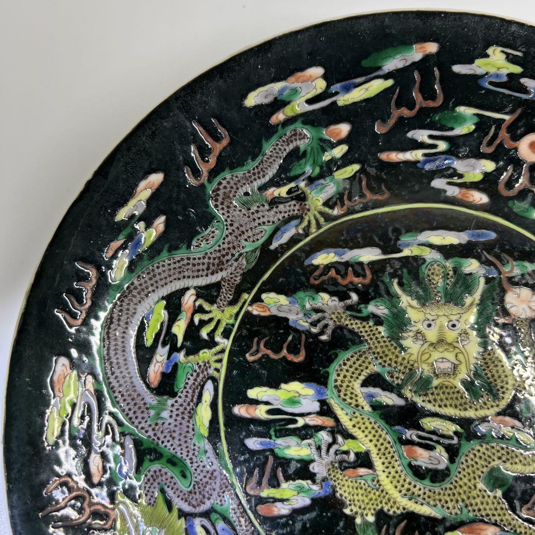 古代　絵高麗　徳利　木箱付　高さ9.2㎝　タニチ　東な7-0513① 専用 中国美術 粉彩龍図大皿木箱付 直径24.5㎝ 東Y7-0708⭐︎2F