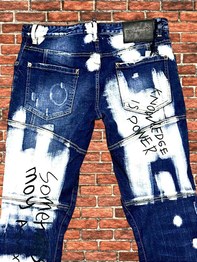 ☆新品！◇定価9.3万◇ディースクエアード50*W84㎝*デニムパンツ