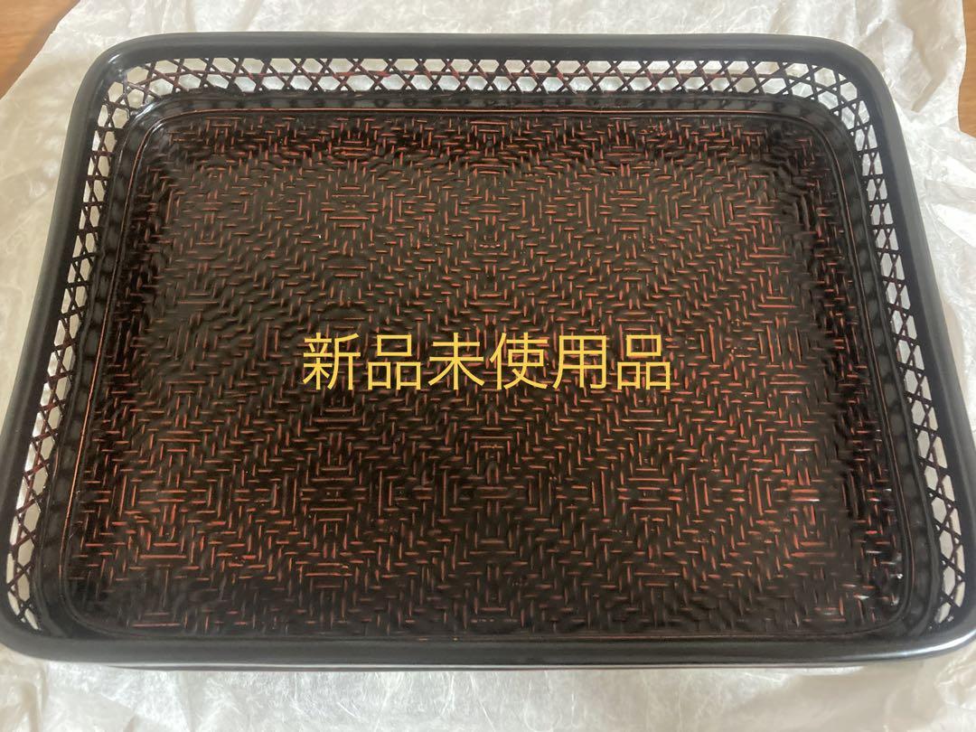 藍胎漆器トレイ【新品未使用】