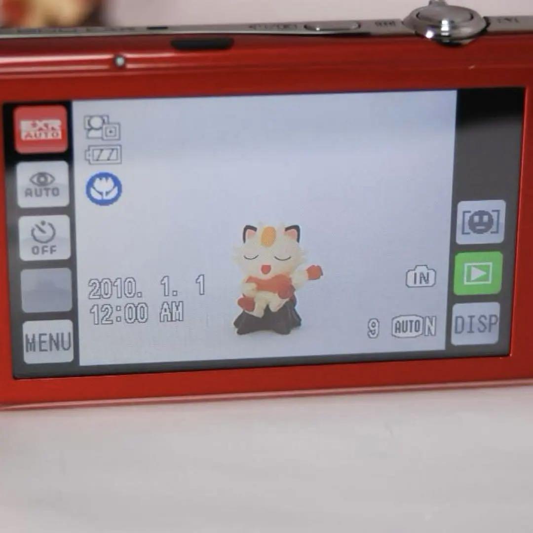 美品】FUJIFILM FINEPIX Z800 EXR レッド デジタルカメラ