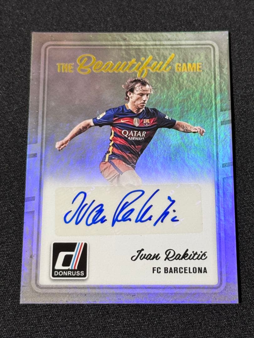 PANINI DONRUSS SOCCER IVAN RAKITIC auto