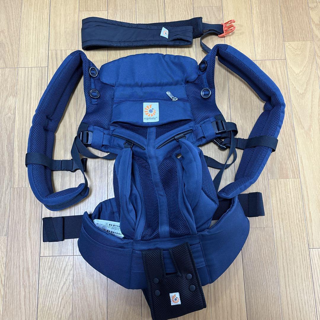 【美品】エルゴ　ergobaby ネイビー 抱っこ紐