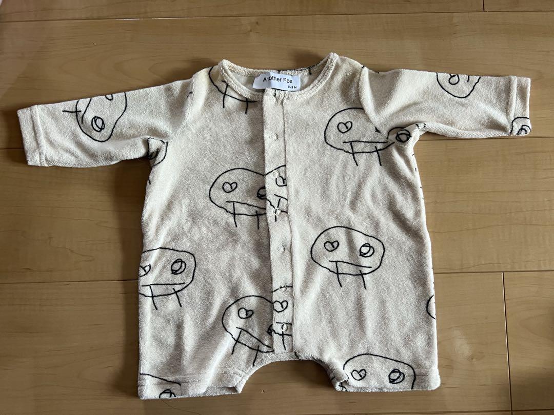 美品】another fox ロンパース 0-3m - メルカリ